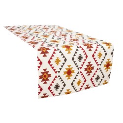 Napron anti-pete Bosfor Decor, model traditional, alb/rosu, 50 x 120 cm Napron anti-pete Bosfor Decor, model traditional, alb/rosu, 50 x 120 cm