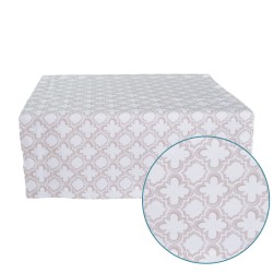 Fata de masa, anti-pete, Bosfor Decor, Model Regal, Crem, Bumbac, 50 x 120 cm